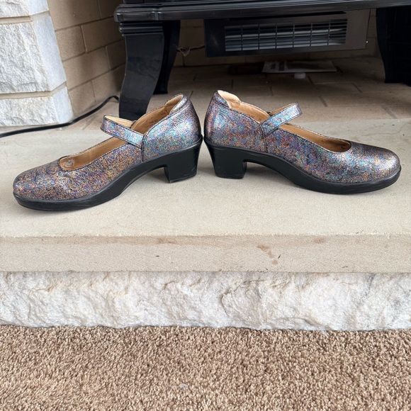 Alegria Multicolor Sparkle Mary Jane Shoes size 39 (9-9.5) - Picture 8 of 9